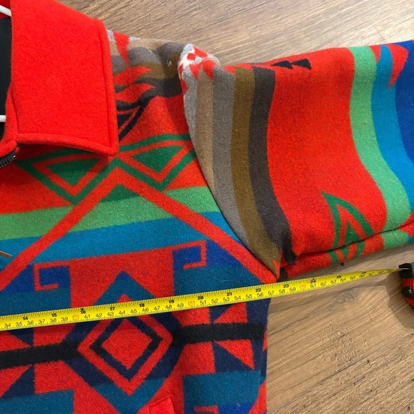 Pendleton Aztec Wool Bomber Jacket - Picture 10 of 13